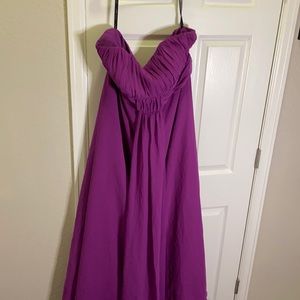 SOLD-NFSBeautiful strapless bridesmaids Dress